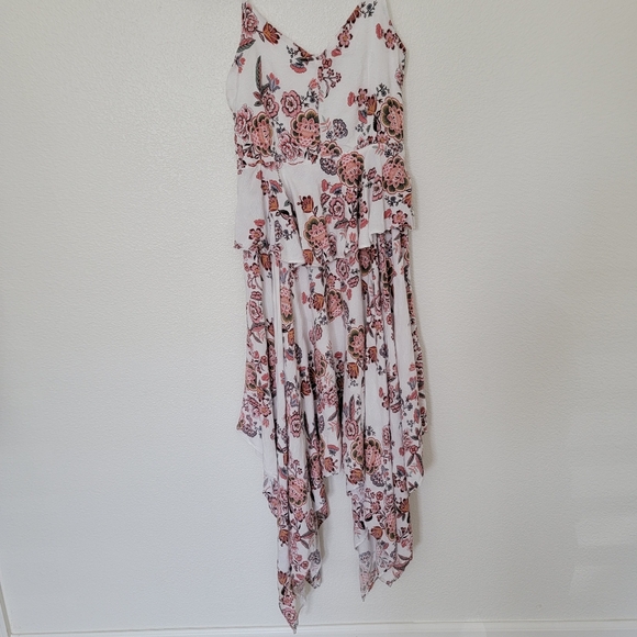Strut & Bolt Floral Spaghetti Strap Maxi Dress Sz M - Picture 6 of 11